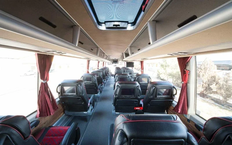 Hamsafar bus in Sunset